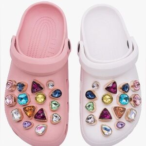 30 piece assorted color gems for crocs